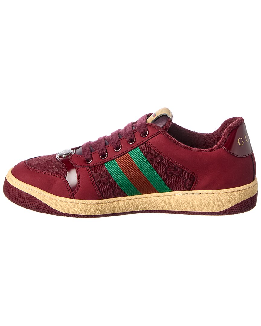 Gucci Screener Gg Canvas & Leather Sneaker