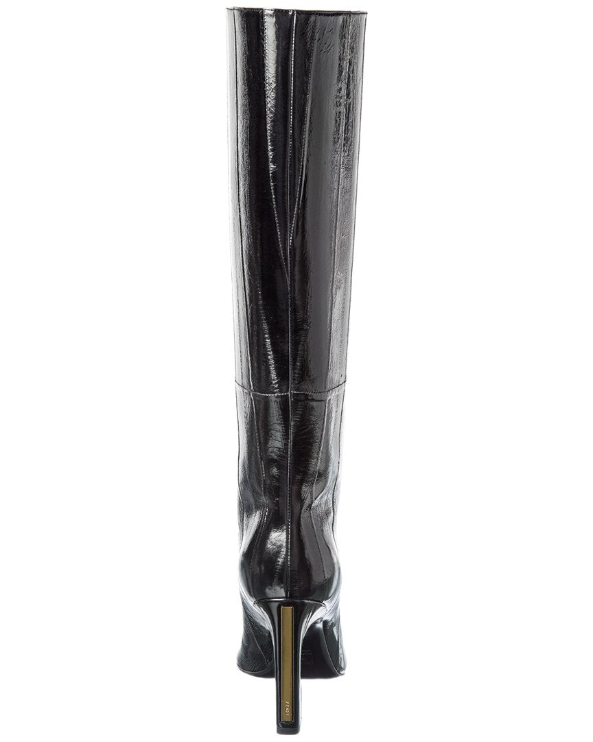 Fendi Arco Fine Patent Over-The-Knee Boot