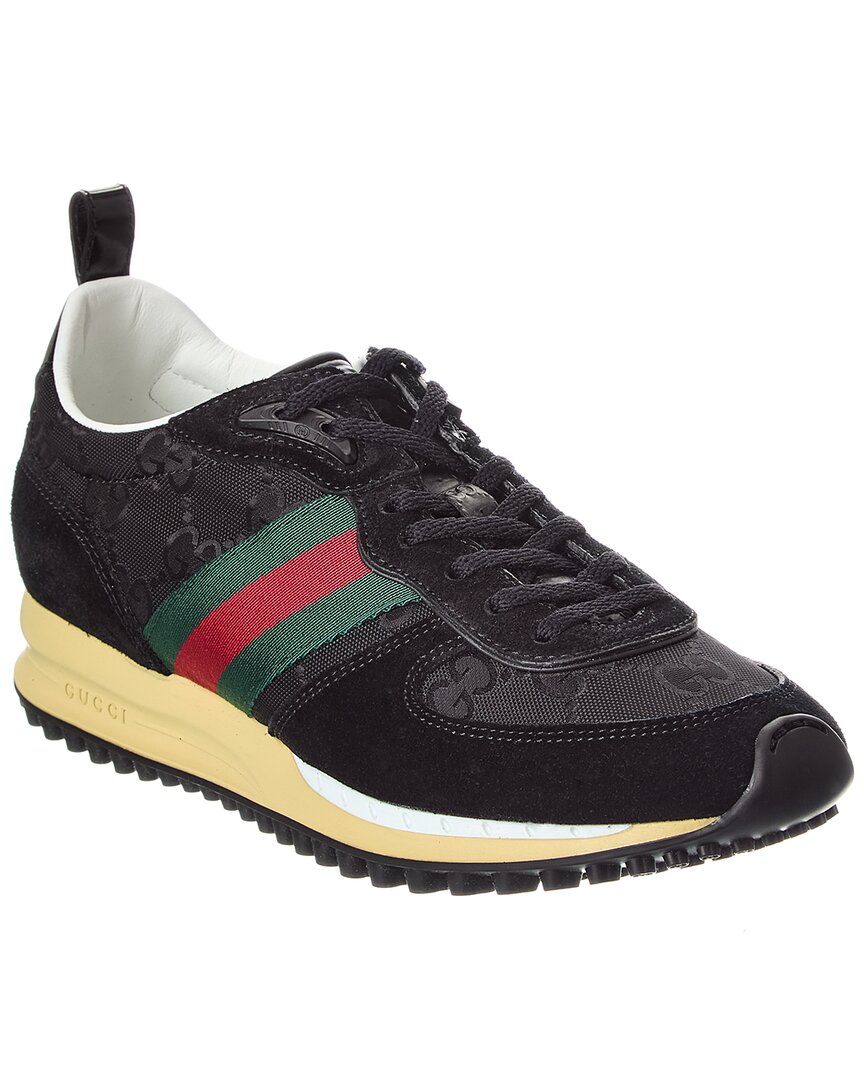 Gucci Re-Motion Gg Nylon & Suede Sneaker