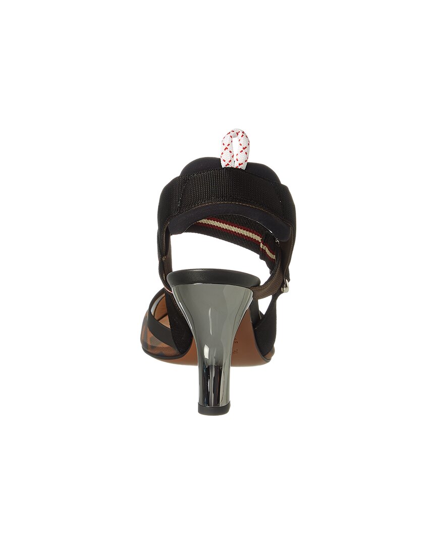 Fendi Tech Mesh Slingback Pump