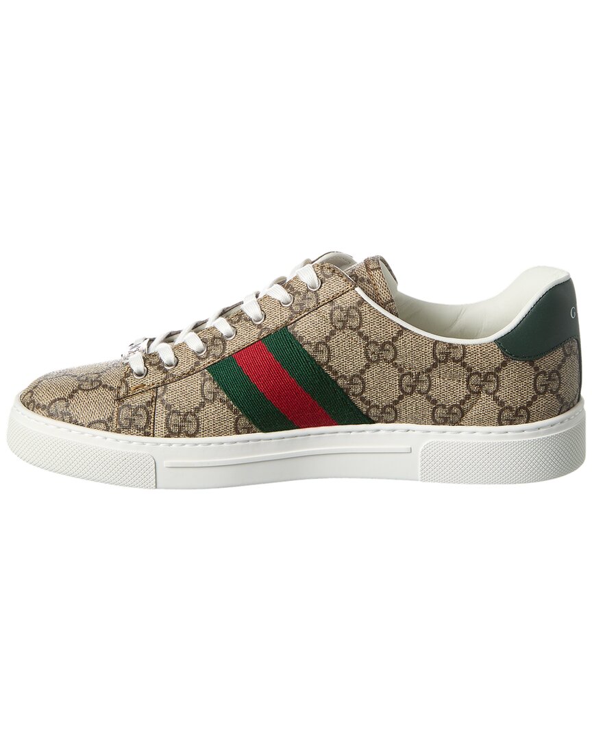 Gucci Ace Gg Supreme Canvas & Leather Sneaker