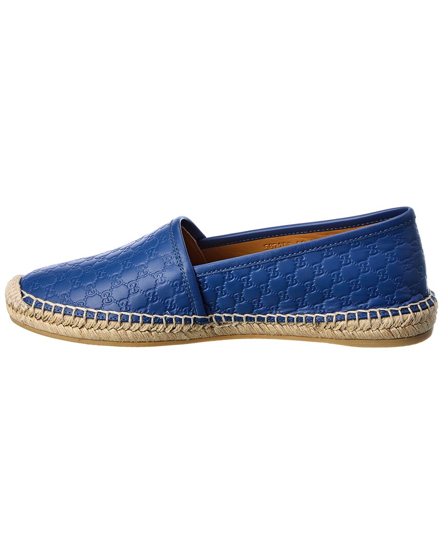 Gucci Gg Leather Espadrille