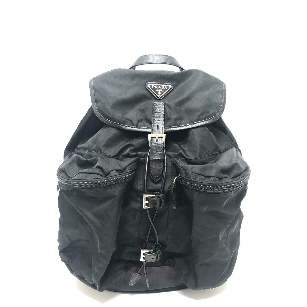 PRADA Backpack Ã¯Â¼Â¶130 Nylon black Double pocket