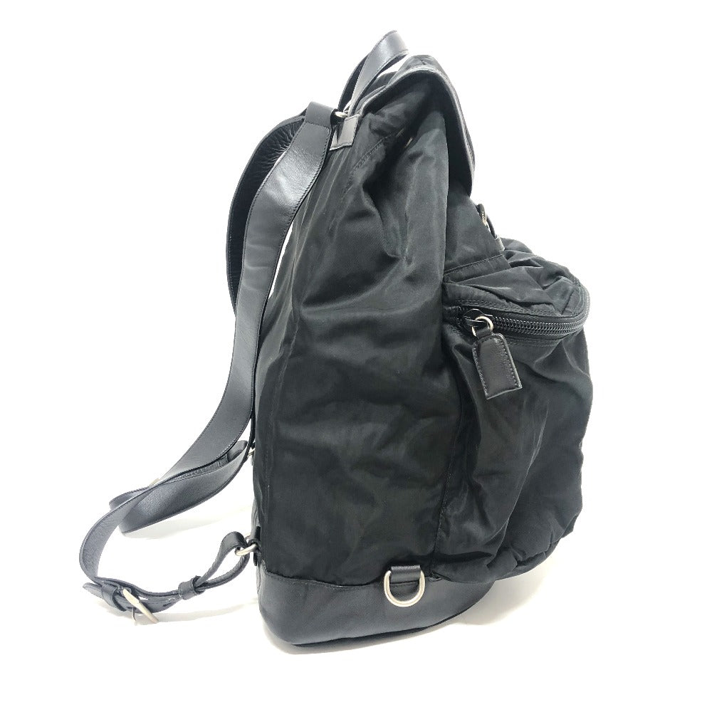 PRADA Backpack Ã¯Â¼Â¶130 Nylon black Double pocket