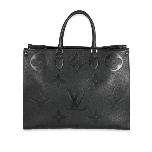 Louis Vuitton Black Empreinte Monogram Giant OnTheGo GM