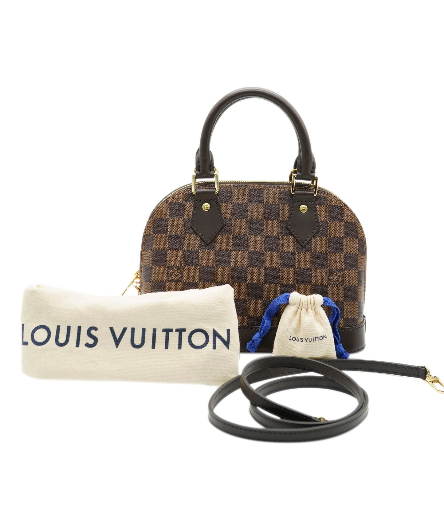 Louis Vuitton  Damier Ebene Canvas Alma BB