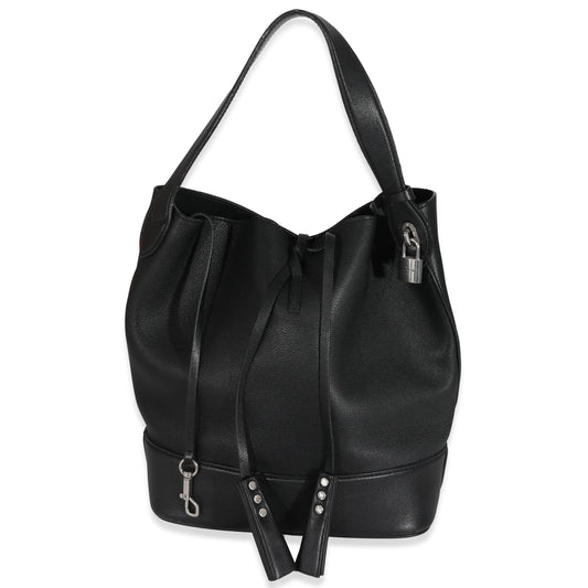 Louis Vuitton Black Leather Cuir Nuance GM