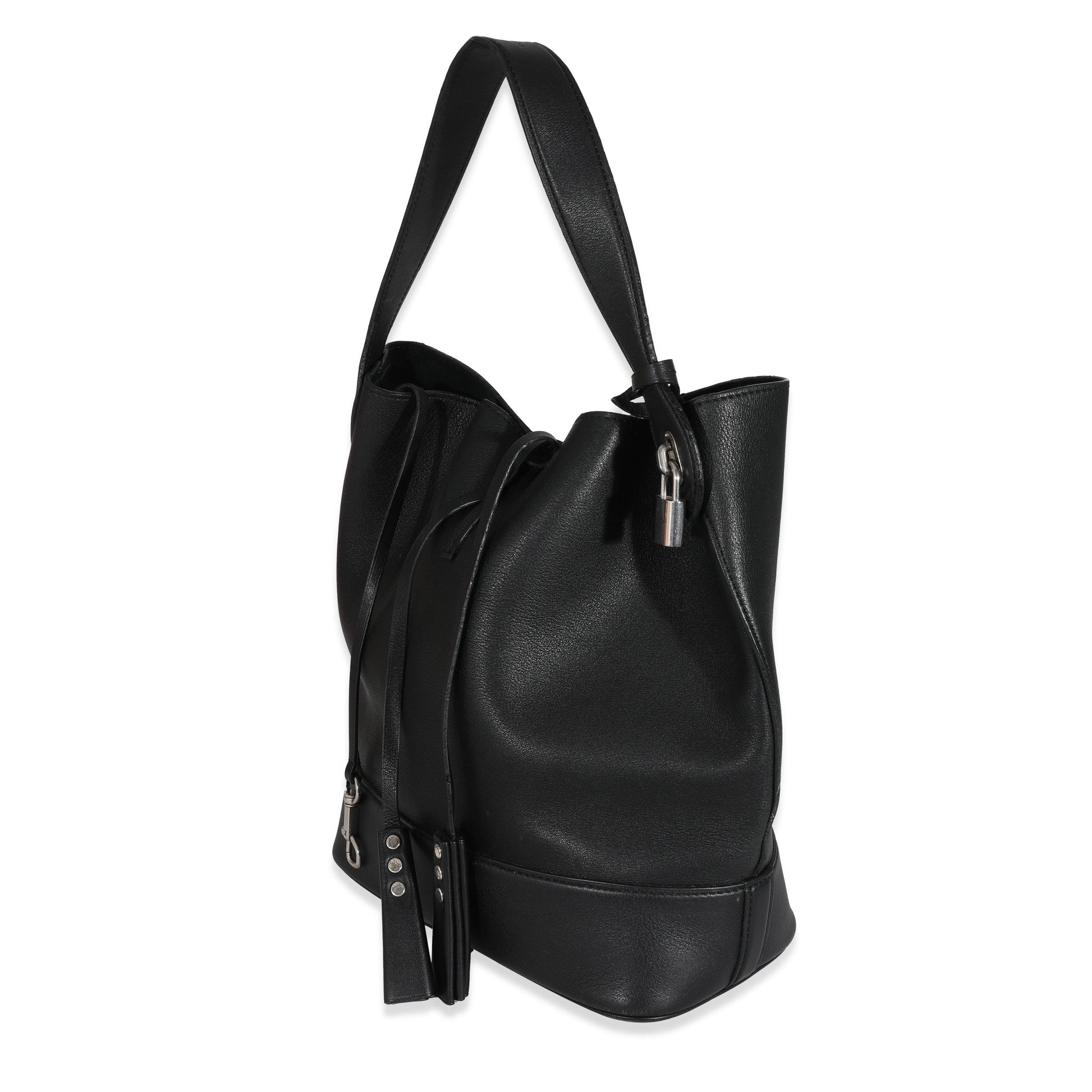 Louis Vuitton Black Leather Cuir Nuance GM