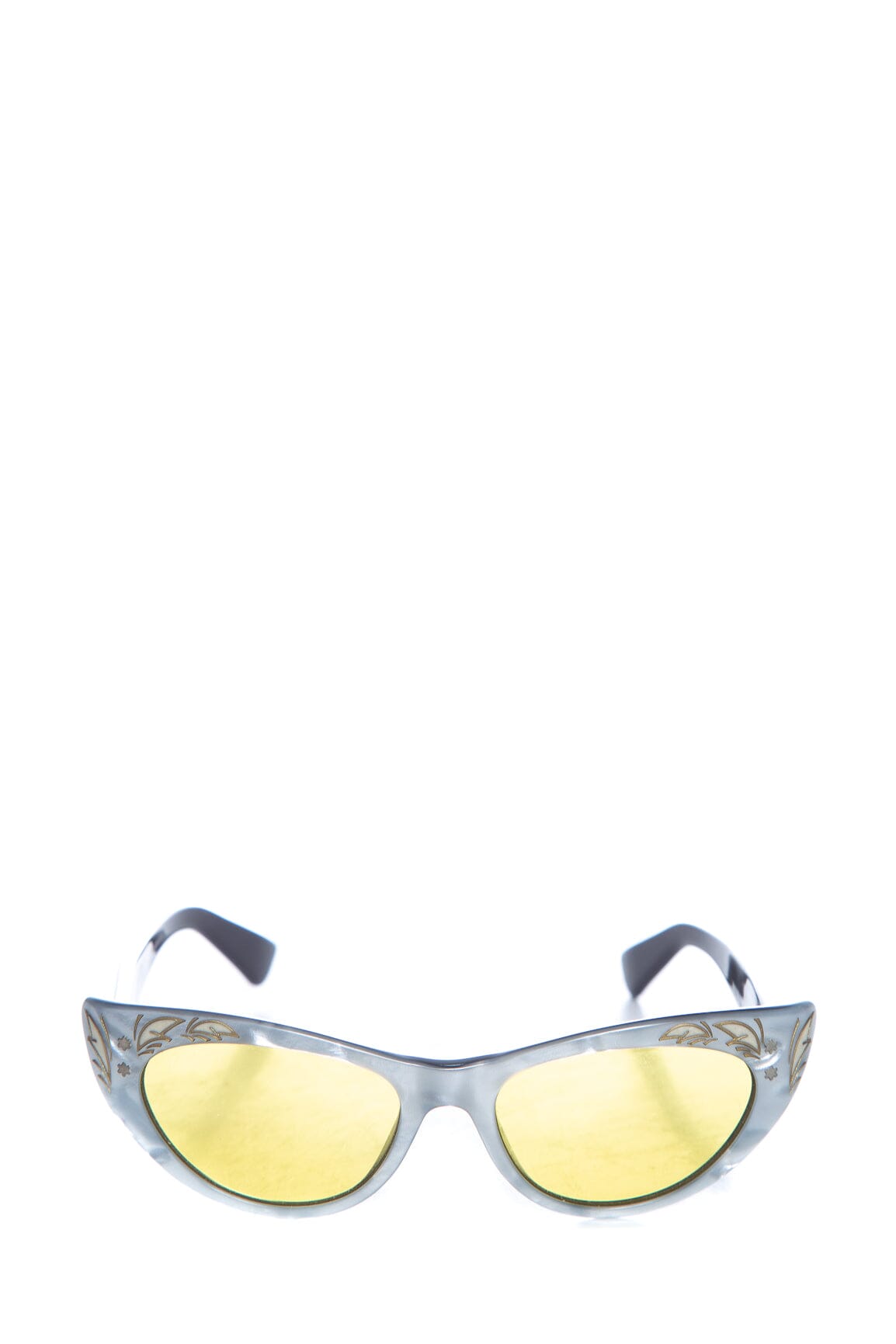 Gucci Silver Cat eye Sunglasses