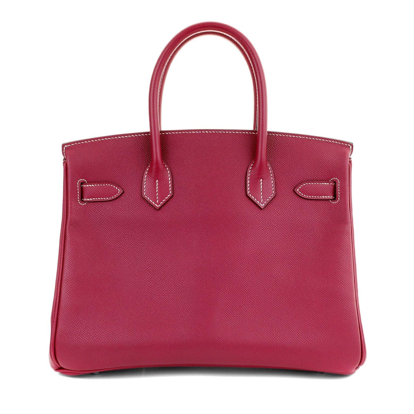 Hermes 30cm Rose Tyrien Epsom Candy Collection Birkin w/ Palladium Hardware