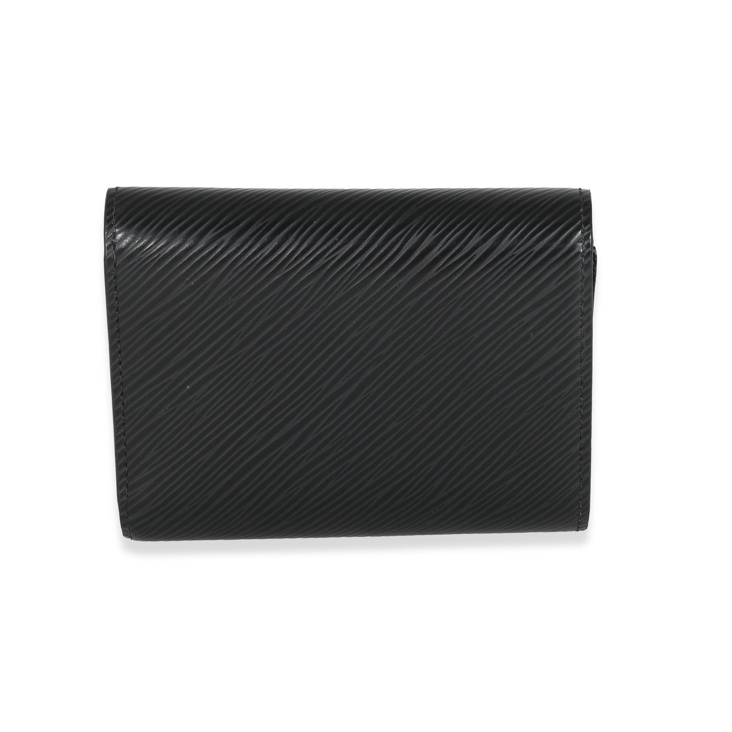 Louis Vuitton  Black Epi Twist Compact Wallet