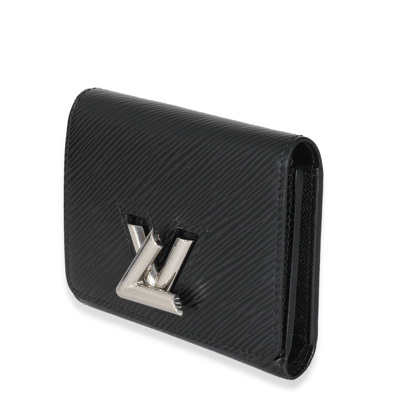 Louis Vuitton  Black Epi Twist Compact Wallet