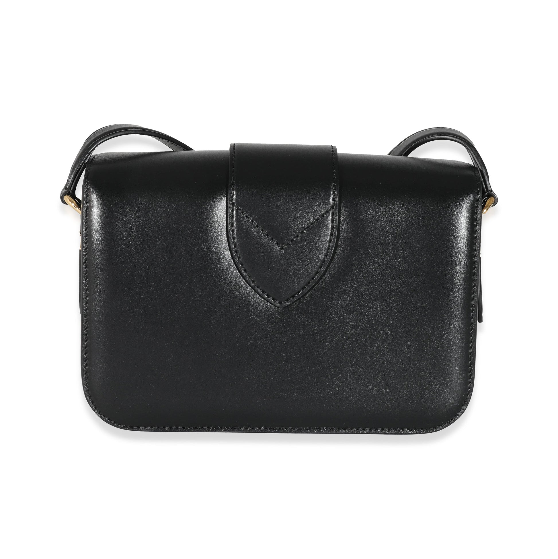 Louis Vuitton Black Smooth CalfskinPont 9 MM