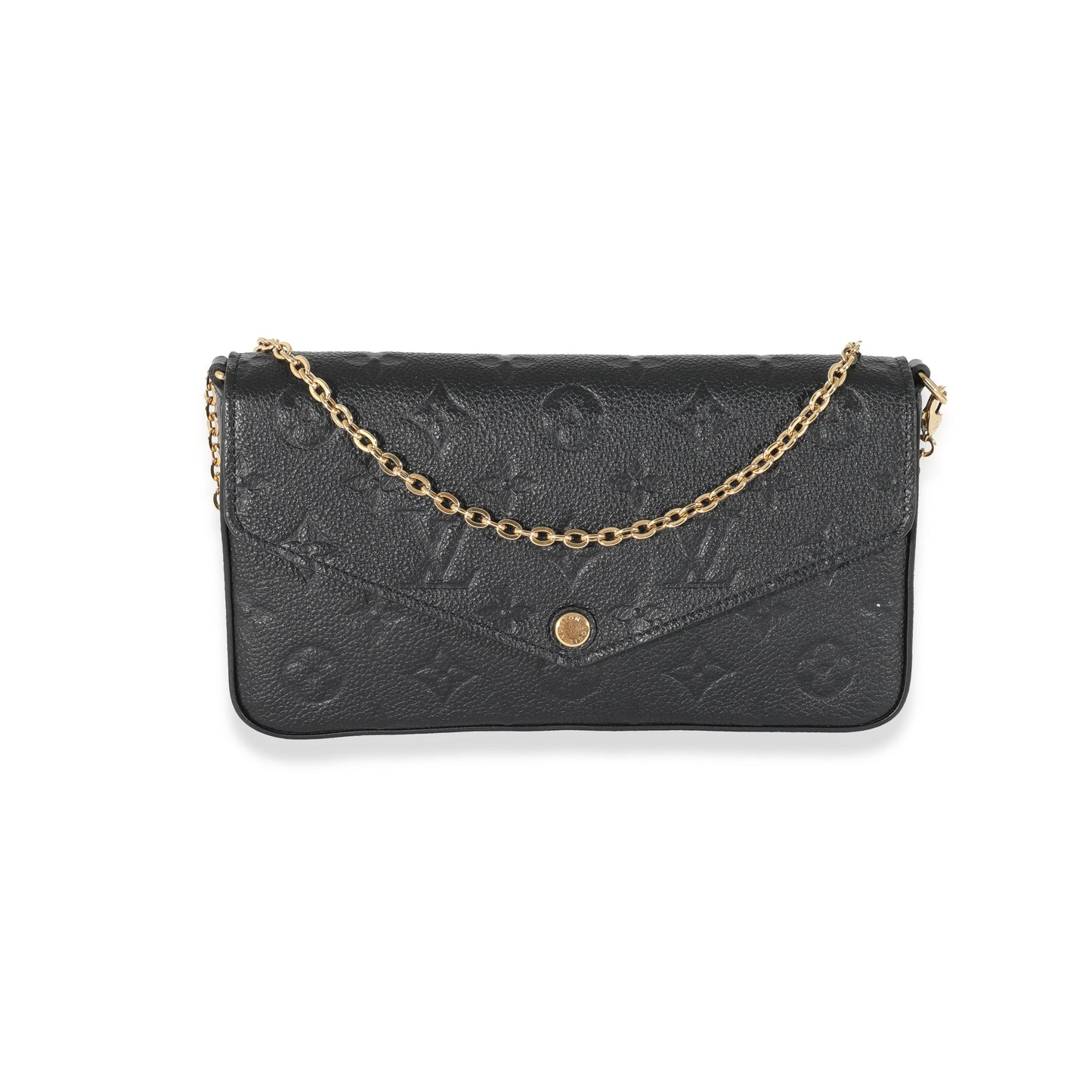 Louis Vuitton  Black Monogram Empreinte FÃ©licie Pochette