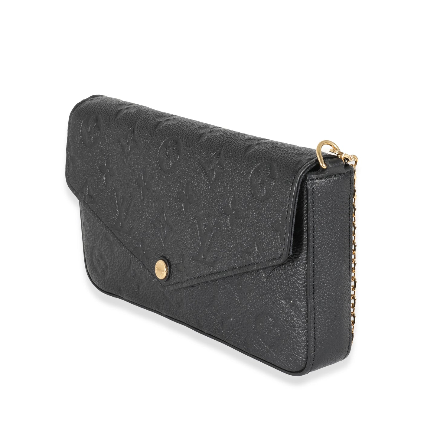 Louis Vuitton  Black Monogram Empreinte FÃ©licie Pochette