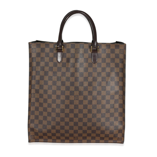 Louis Vuitton Damier Ebene Canvas Sac Plat
