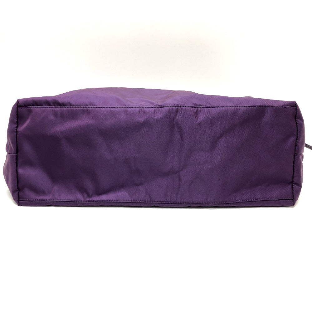 PRADA Tote Bag BR3924 saffiano leather purple logo Women