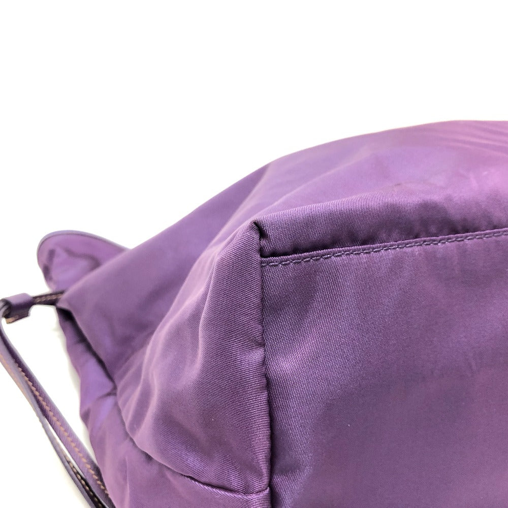 PRADA Tote Bag BR3924 saffiano leather purple logo Women