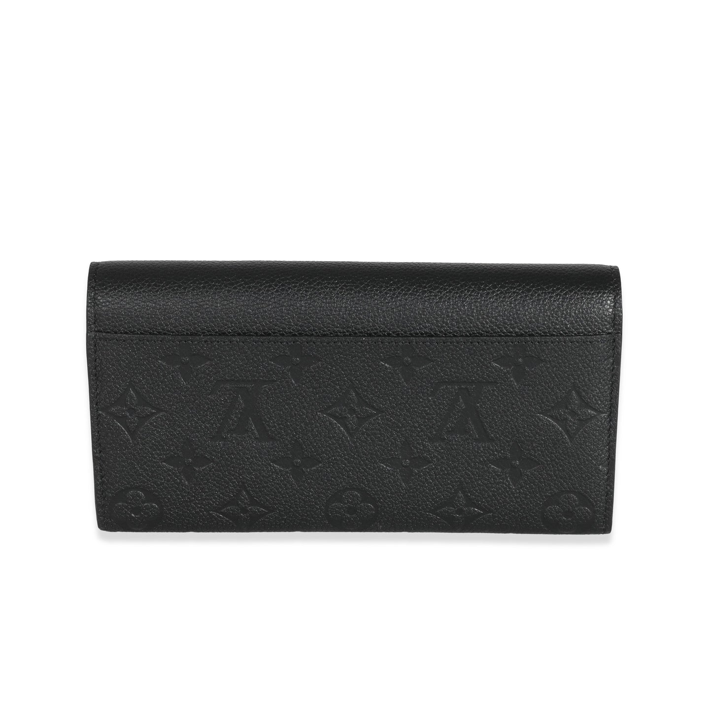 Louis Vuitton  Black Empreinte Sarah Wallet
