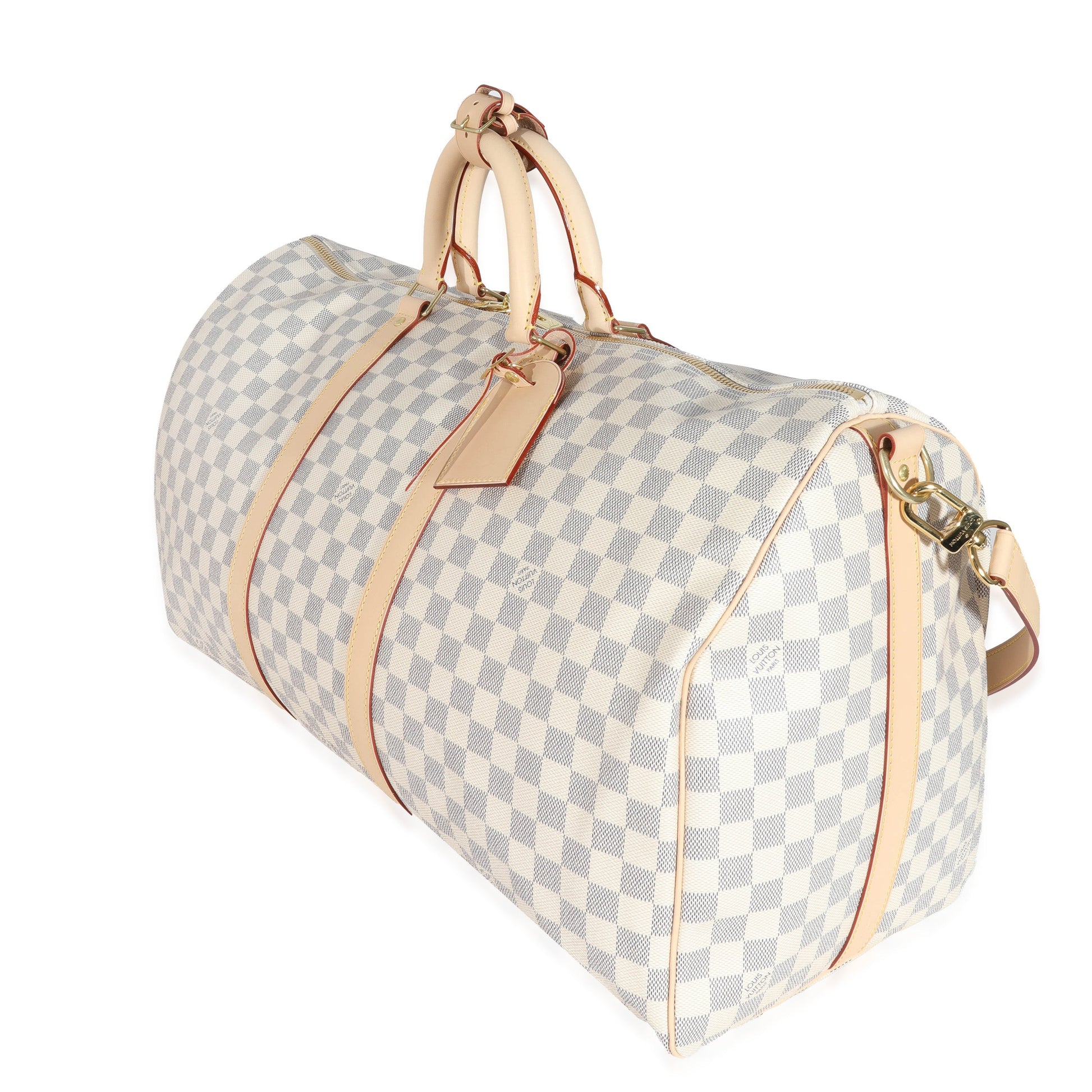 Louis Vuitton Damier Azur Canvas Keepall Bandoulière 55