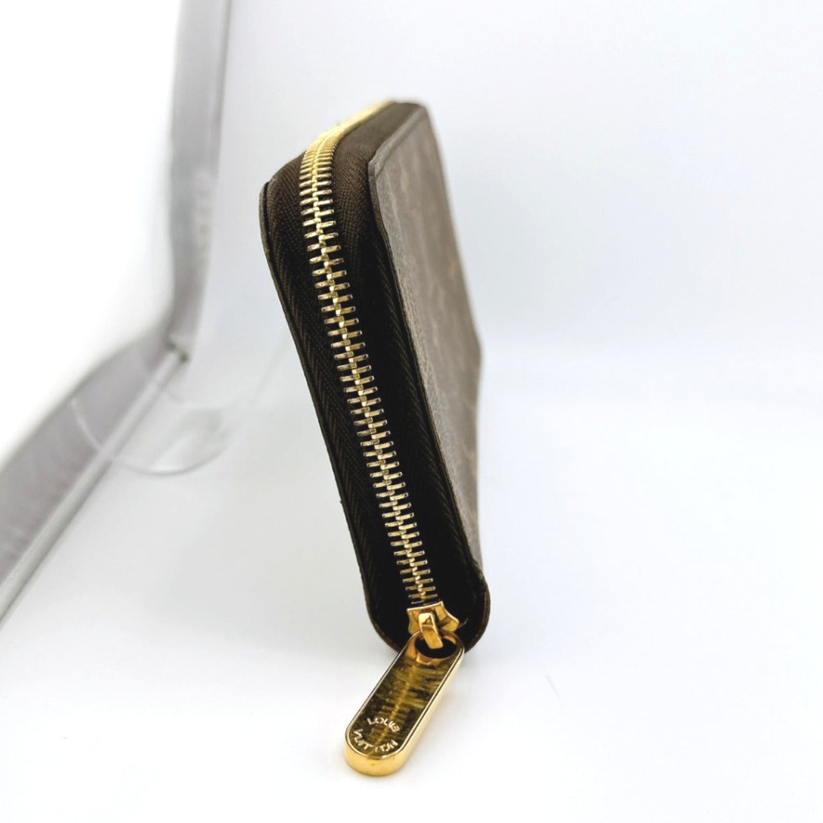 LOUIS VUITTON Long Wallet Purse M42616 Monogram canvas Brown Zip Around Monogram Zippy wallet Women(Unisex)
