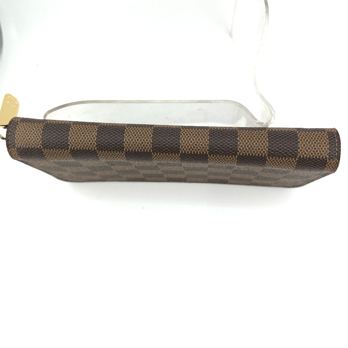 LOUIS VUITTON Long Wallet Purse N60015 Damier canvas Ebene Damier Zippy wallet