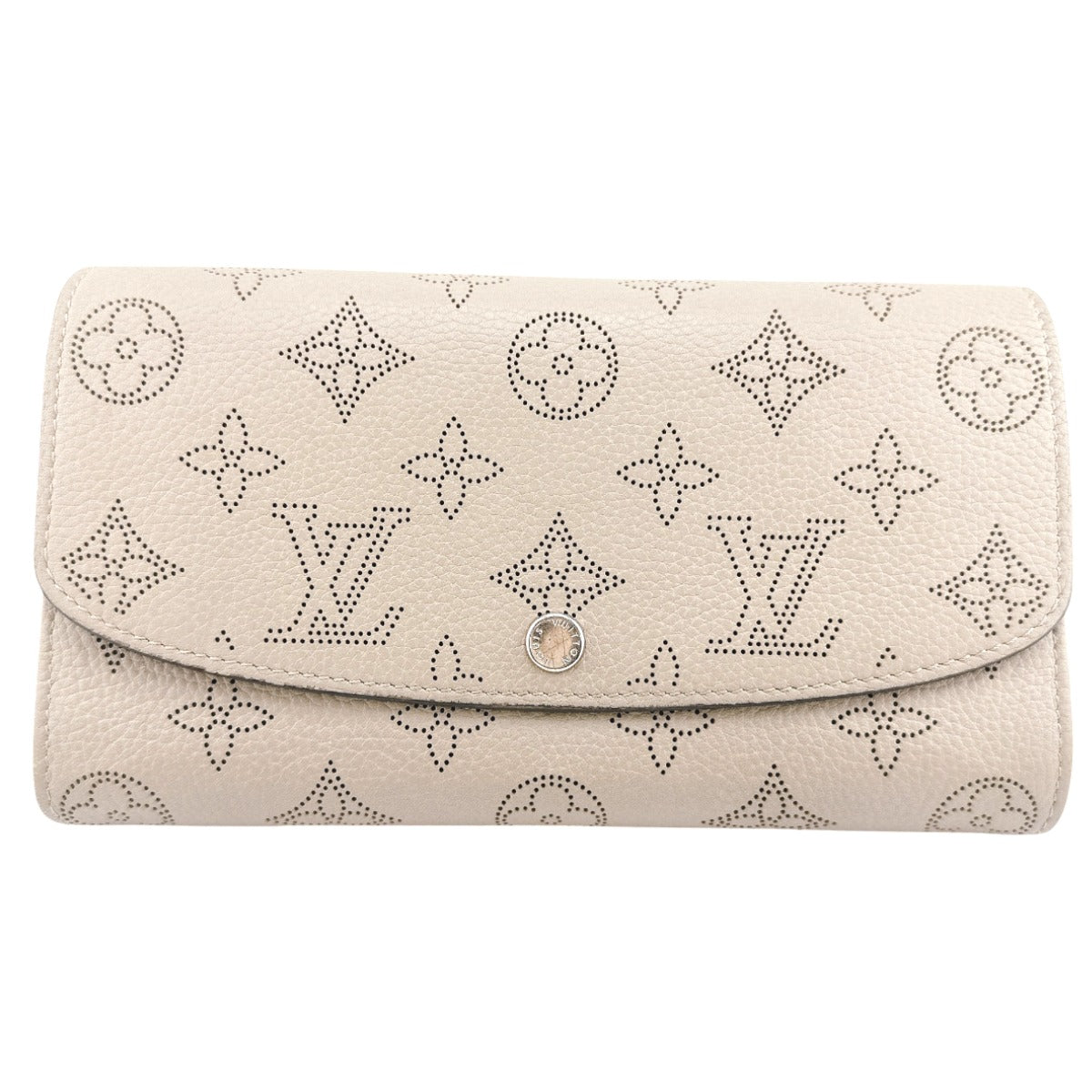 LOUIS VUITTON Long Wallet Purse M60144 Monogram Mahina Galle Monogram Portefeuille Iris
