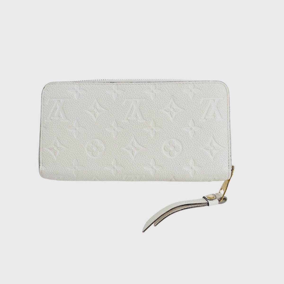 LOUIS VUITTON Long Wallet Purse M93437 Monogram Ann Platt Neige Zip Around Monogram Portefeuille Scullet Ron unisex(Unisex)