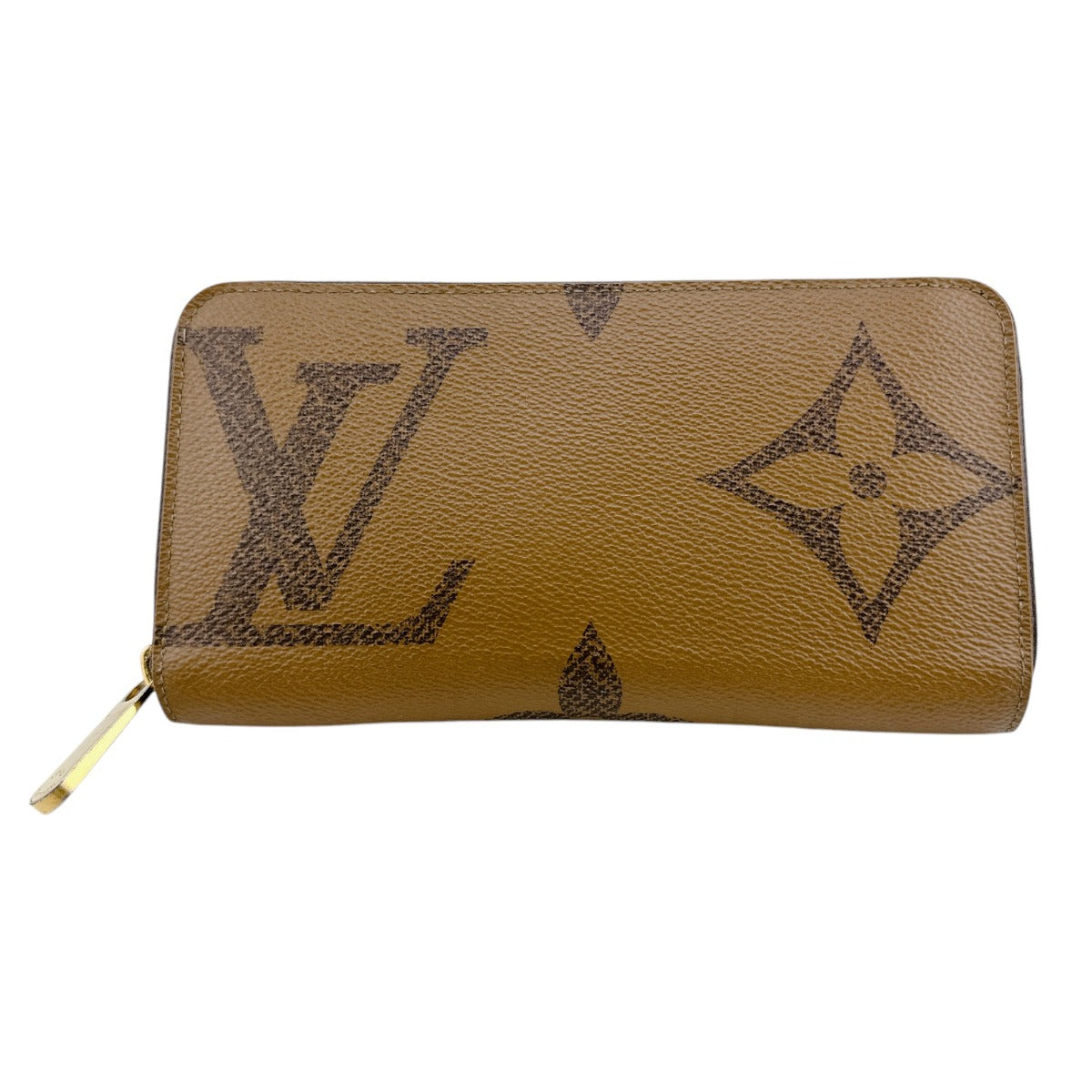 LOUIS VUITTON Long Wallet Purse M69353 Monogram canvas Brown Giant reverse Monogram Zippy wallet unisex(Unisex)