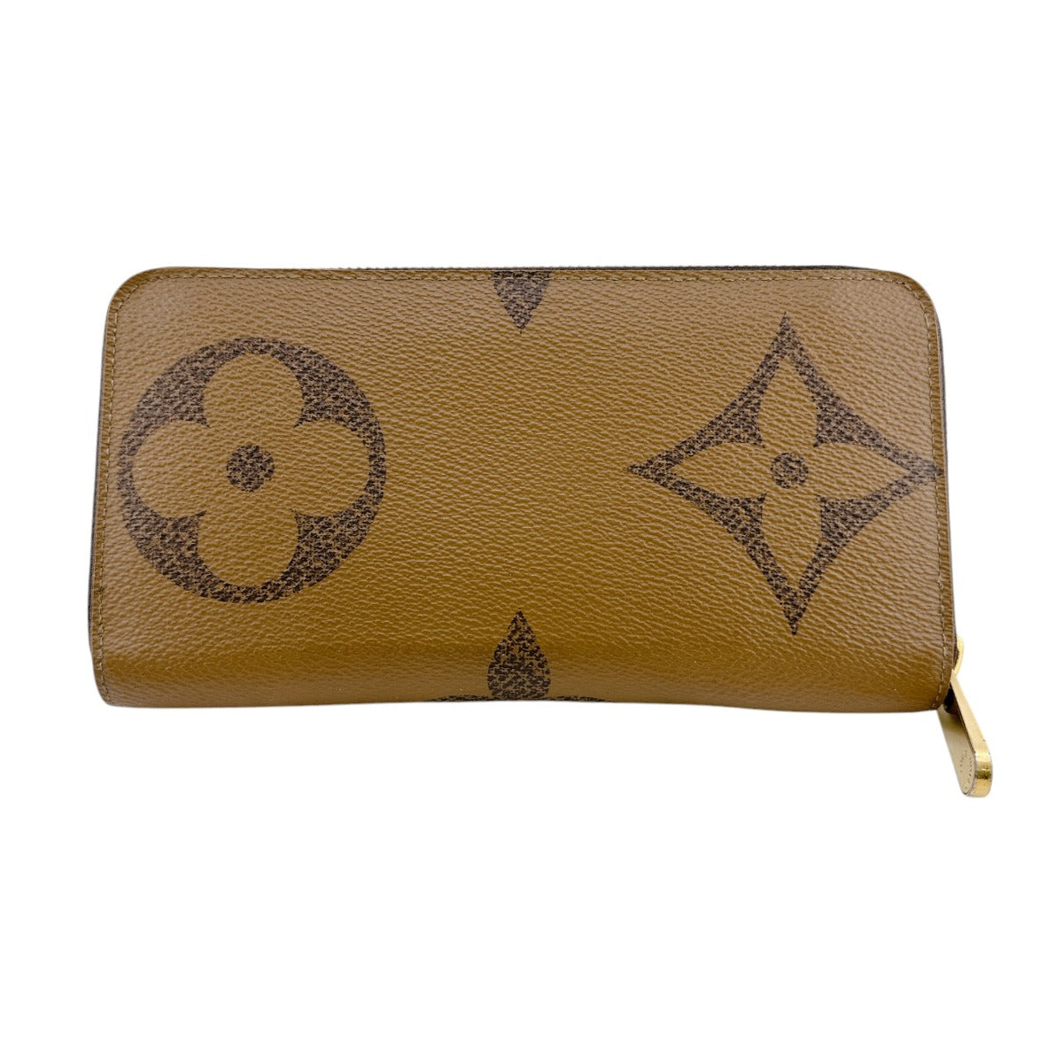 LOUIS VUITTON Long Wallet Purse M69353 Monogram canvas Brown Giant reverse Monogram Zippy wallet unisex(Unisex)