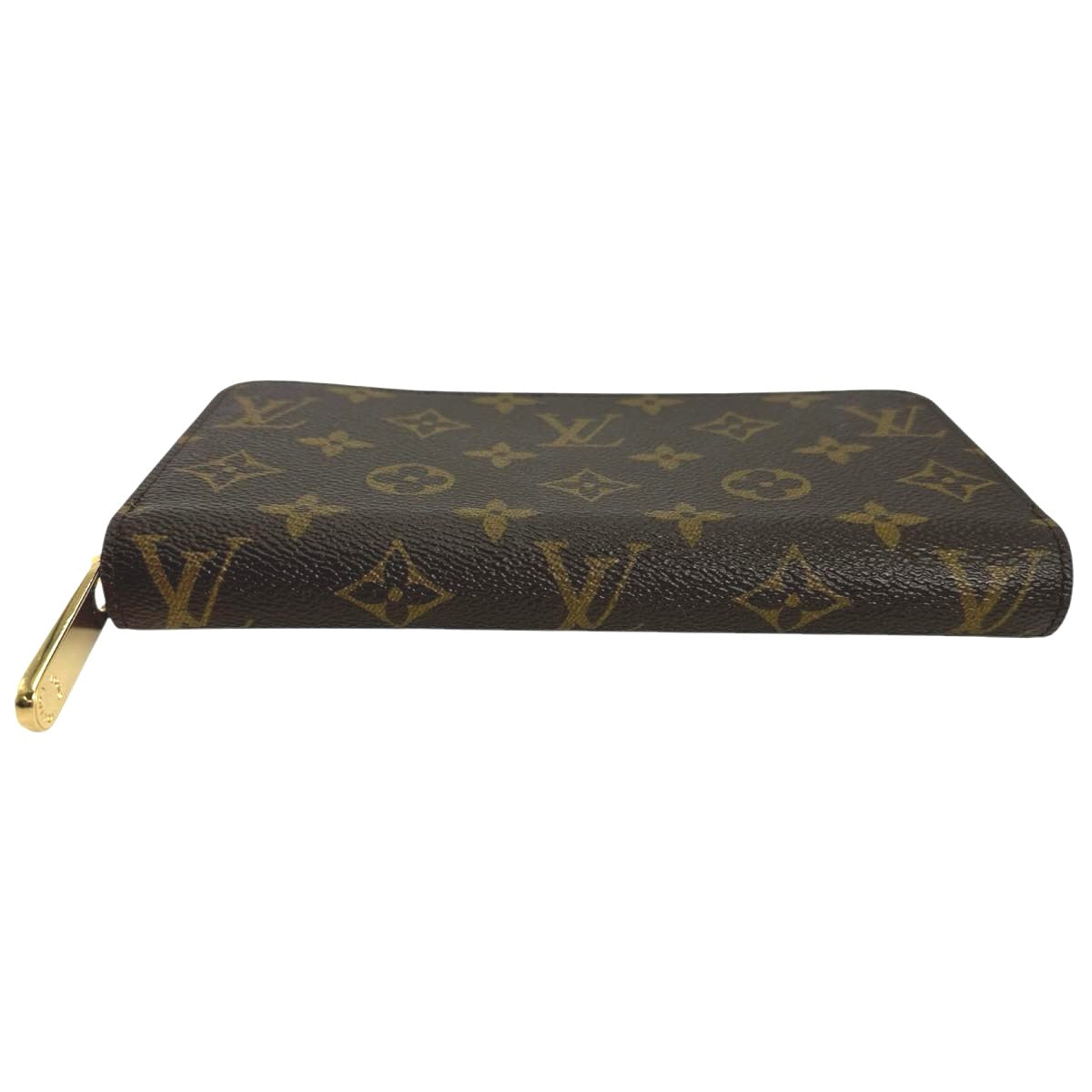 LOUIS VUITTON Long Wallet Purse M42616 Monogram canvas Brown Zip Around Monogram Zippy wallet Women