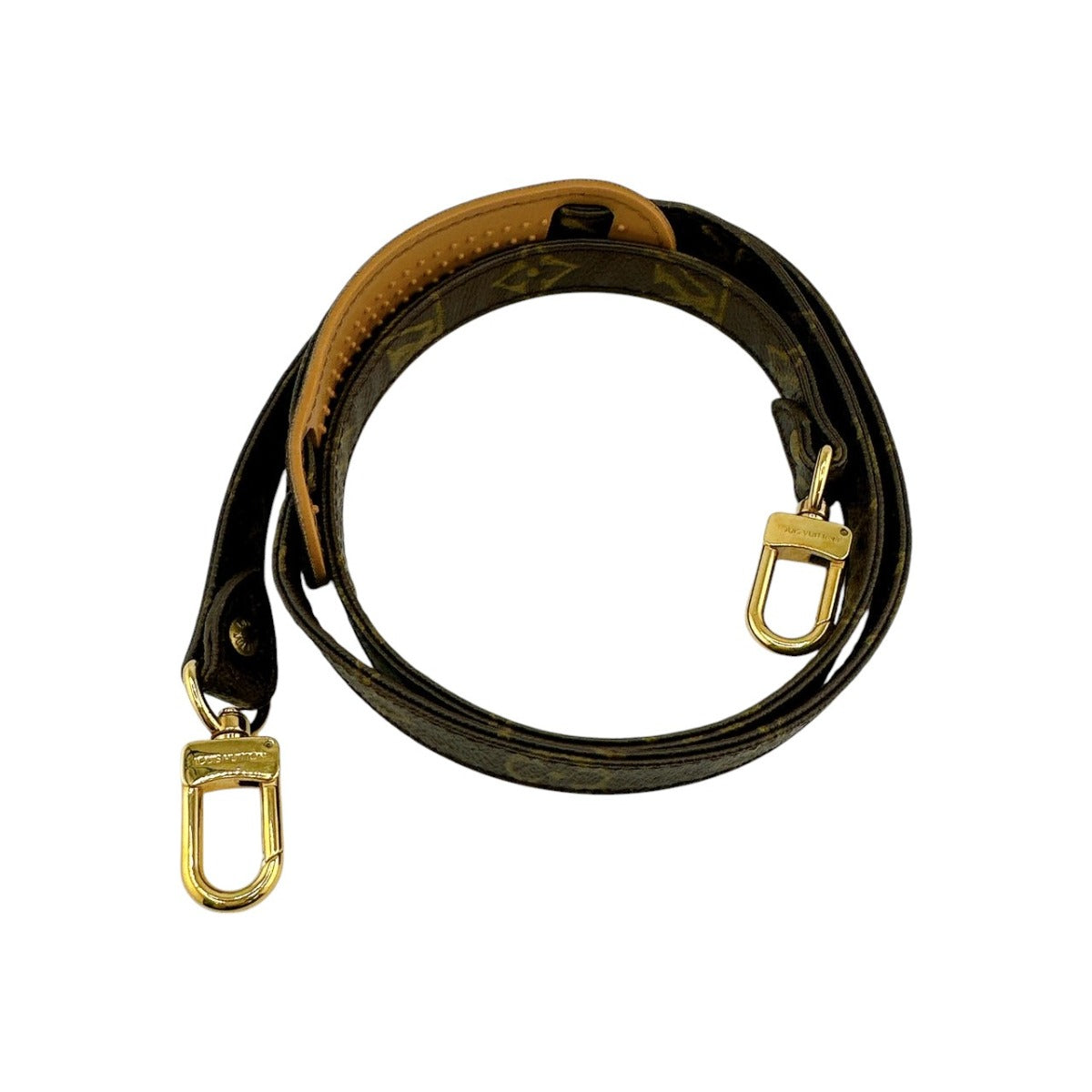LOUIS VUITTON Shoulder strap J75011 Monogram canvas Brown strap Monogram With shoulder rest Women(Unisex)