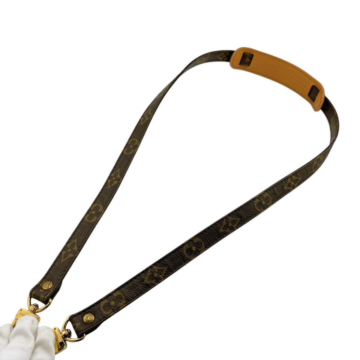 LOUIS VUITTON Shoulder strap J75011 Monogram canvas Brown strap Monogram With shoulder rest Women(Unisex)