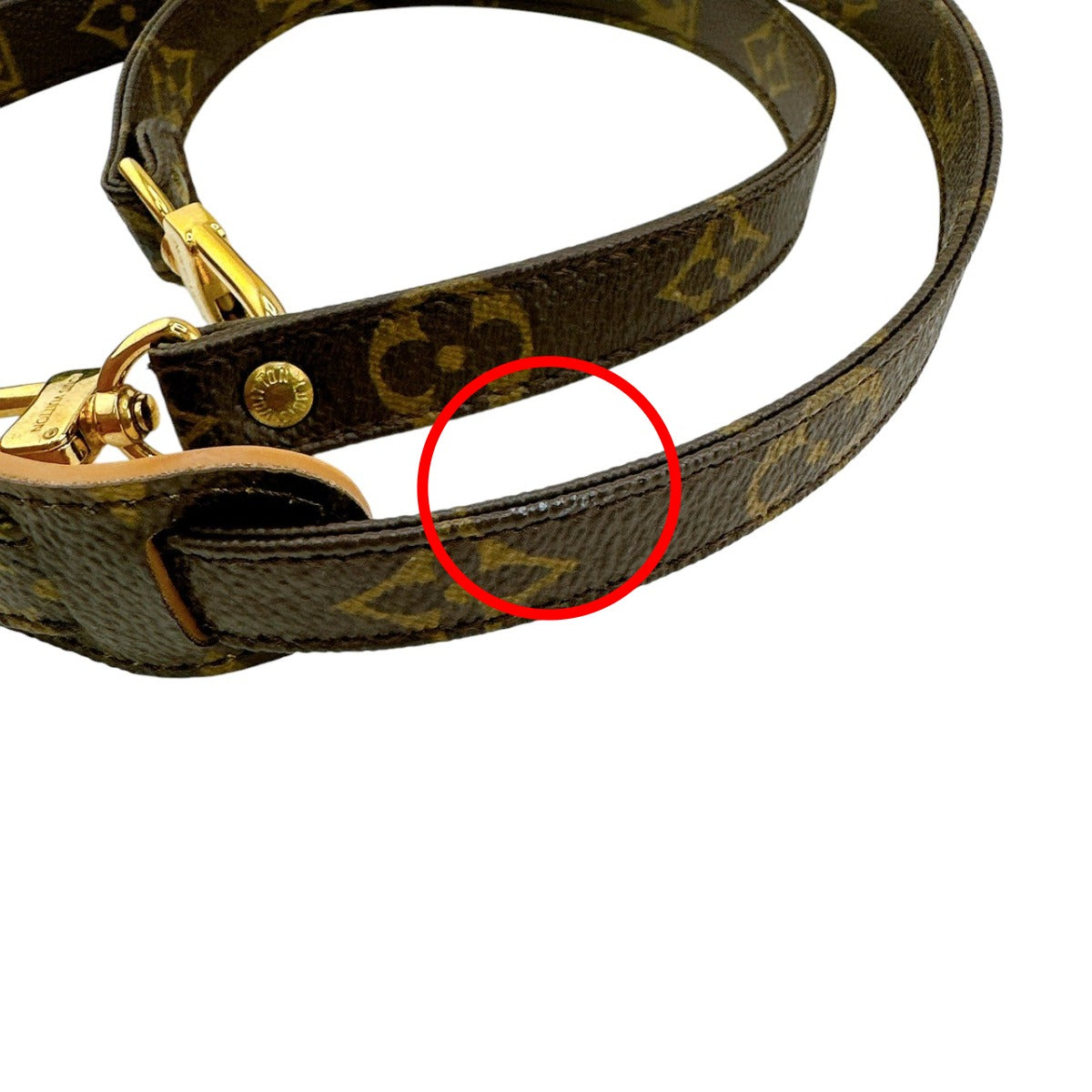 LOUIS VUITTON Shoulder strap J75011 Monogram canvas Brown strap Monogram With shoulder rest Women(Unisex)