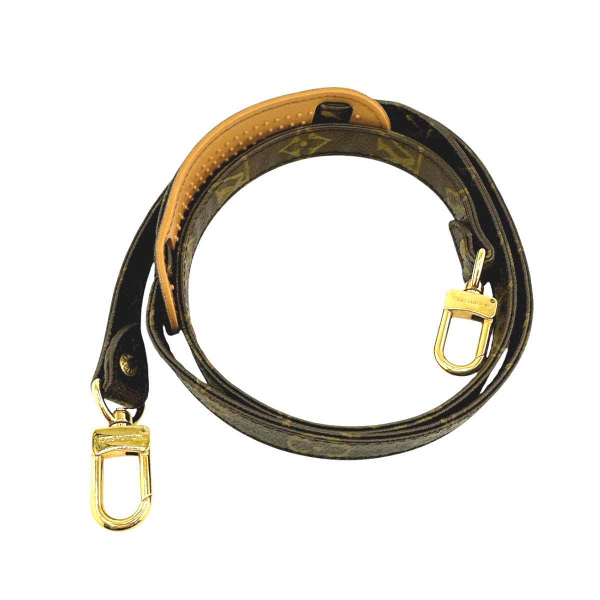 LOUIS VUITTON Shoulder strap J75011 Monogram canvas Brown strap Monogram With shoulder rest mens(Unisex)