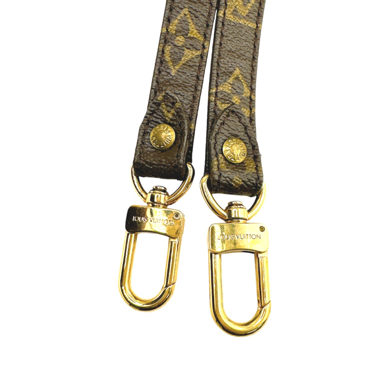 LOUIS VUITTON Shoulder strap J75011 Monogram canvas Brown strap Monogram With shoulder rest mens(Unisex)