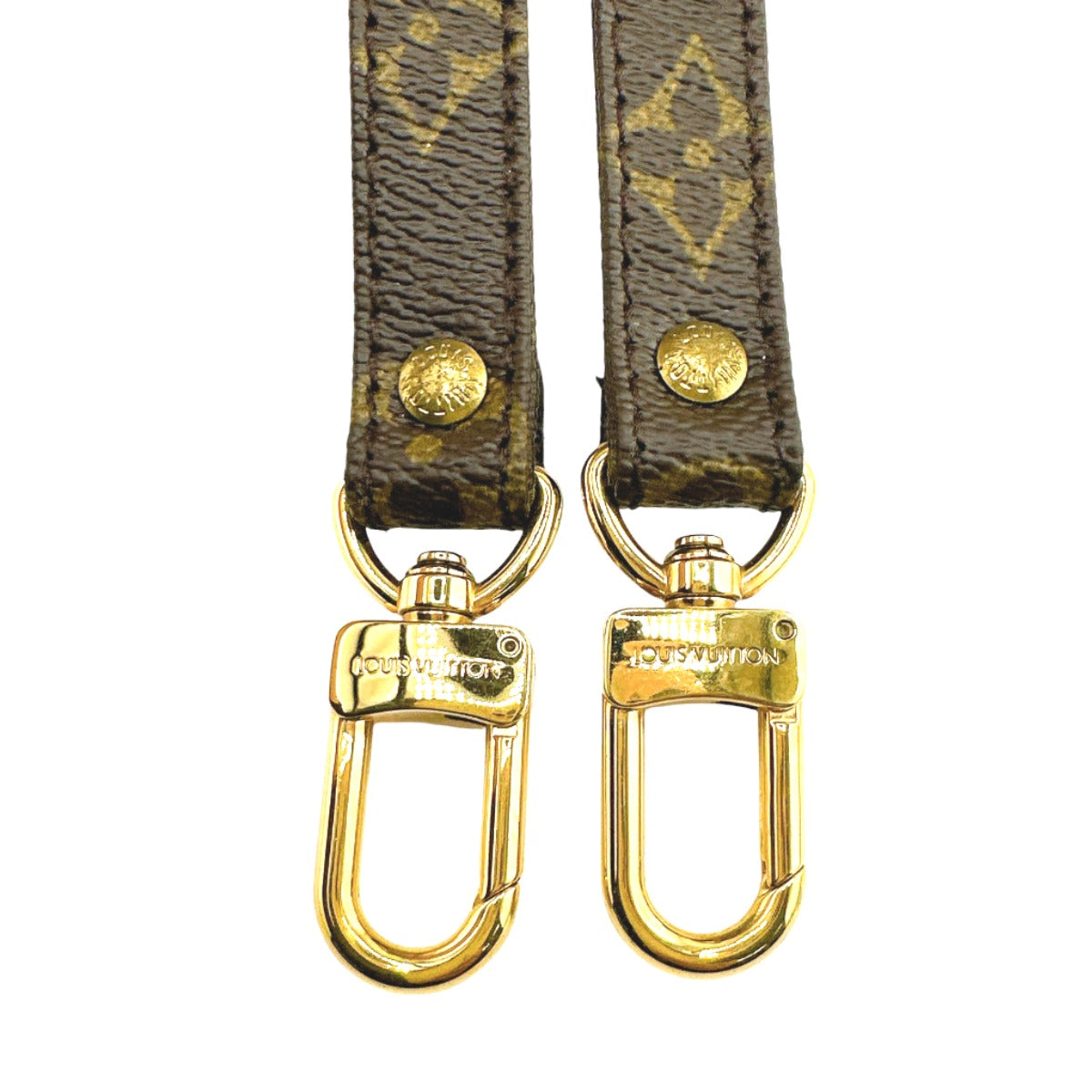 LOUIS VUITTON Shoulder strap J75011 Monogram canvas Brown strap Monogram With shoulder rest mens(Unisex)