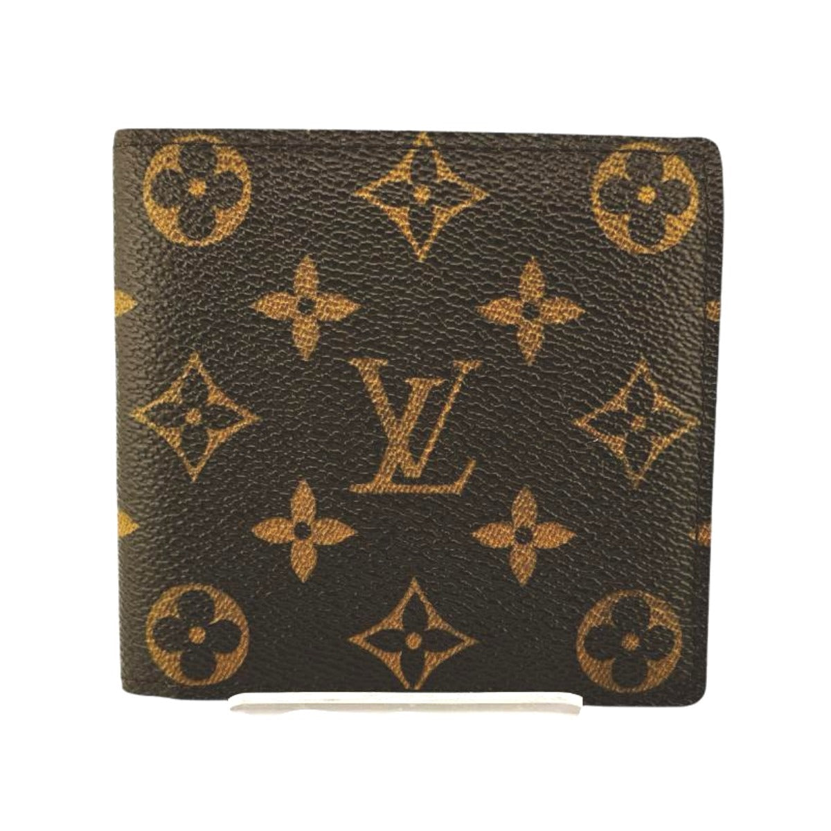 LOUIS VUITTON Bifold Wallet M61675 Monogram canvas Brown Bifold Wallet Monogram Includes Marco Coin Pocket unisex(Unisex)