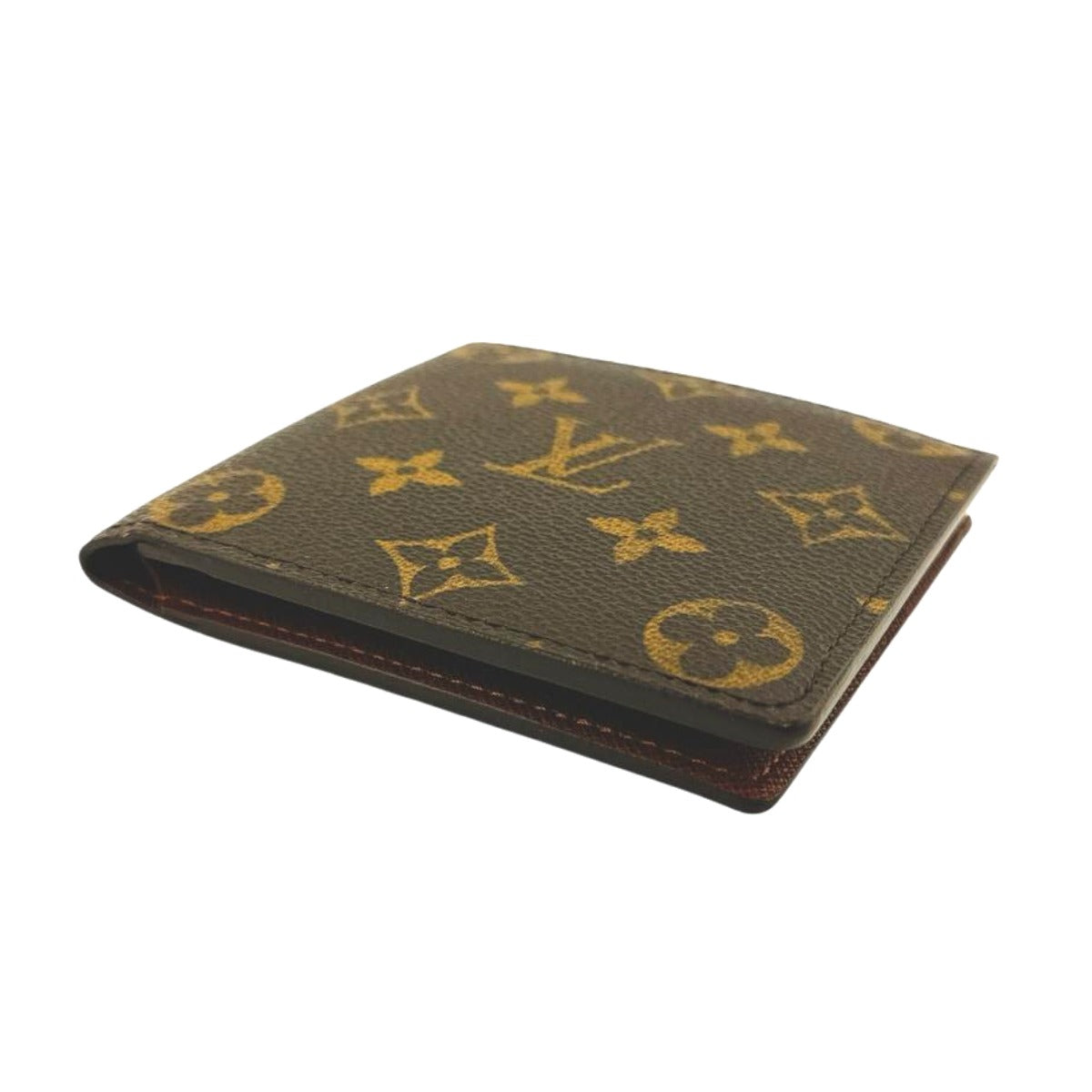 LOUIS VUITTON Bifold Wallet M61675 Monogram canvas Brown Bifold Wallet Monogram Includes Marco Coin Pocket unisex(Unisex)