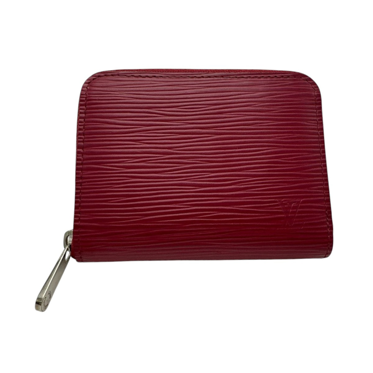 LOUIS VUITTON Coin case M60383 Epi Leather Red Coin case Epi Zip around purse Women