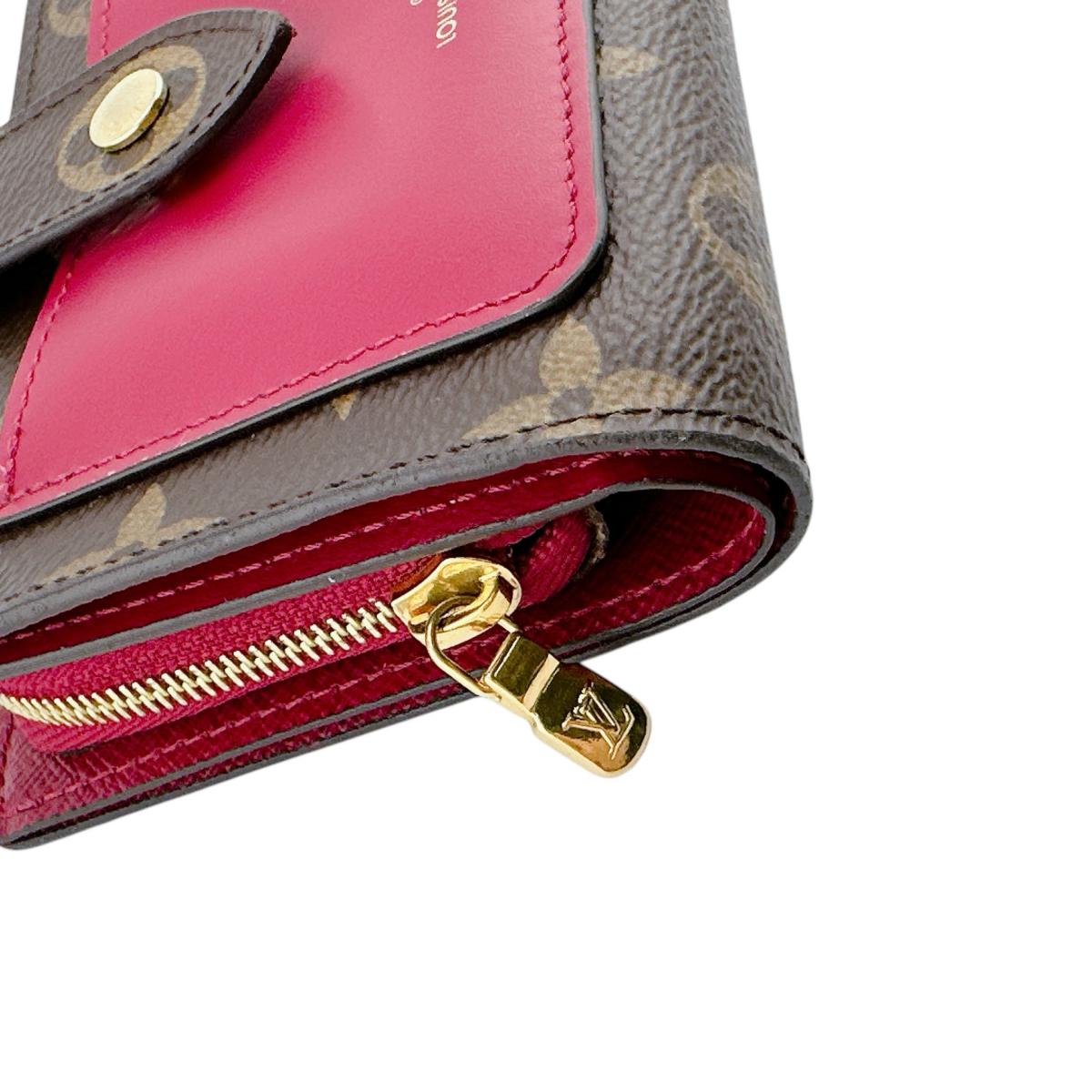 LOUIS VUITTON Bifold Wallet M69433 Monogram canvas Fuchsia Bifold Wallet Monogram Portefeuille Juliet Women