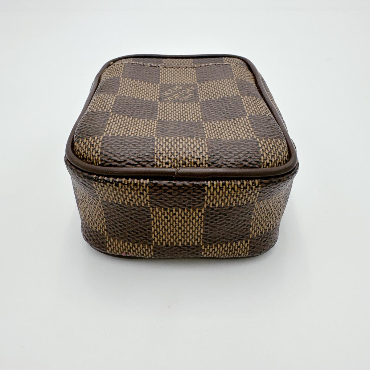 LOUIS VUITTON Pouch N61738 Damier canvas Brown Pouch Damier Etui / Okapi PM unisex(Unisex)