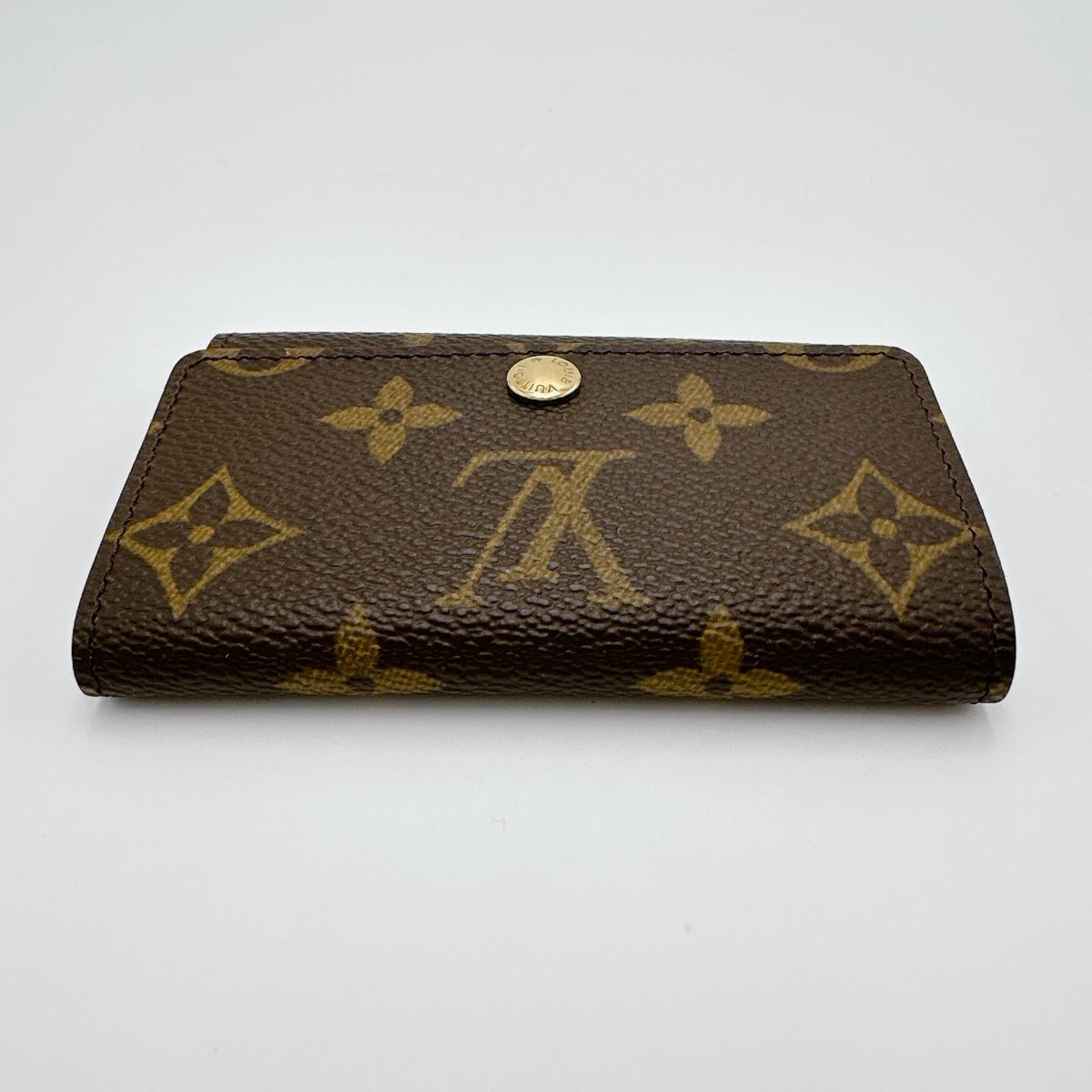 LOUIS VUITTON Key case Key holder  M62630 Monogram canvas Brown Key case Key holder for 6 pieces Monogram Multicles6 unisex(Unisex)