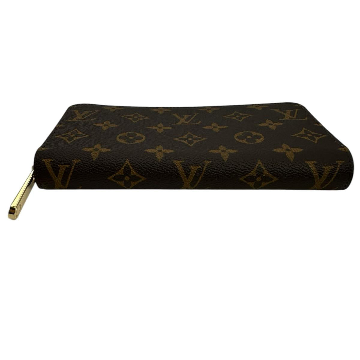 LOUIS VUITTON Long Wallet Purse M42616 Monogram canvas Brown Zip Around Monogram Zippy wallet Women