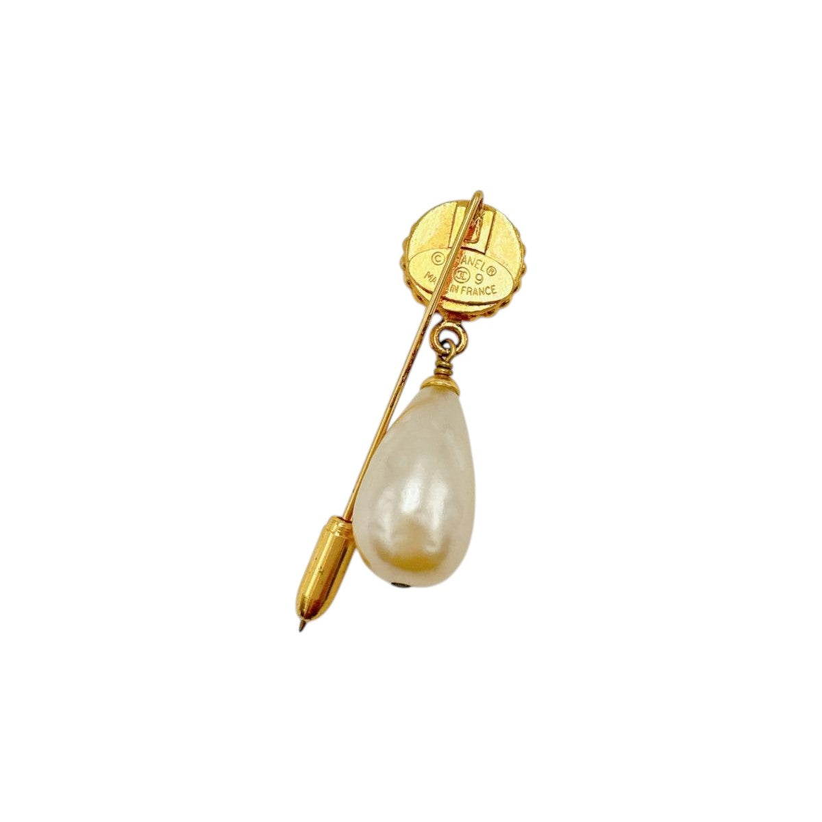 CHANEL Brooch Gold Plated gold Pin Brooch Women