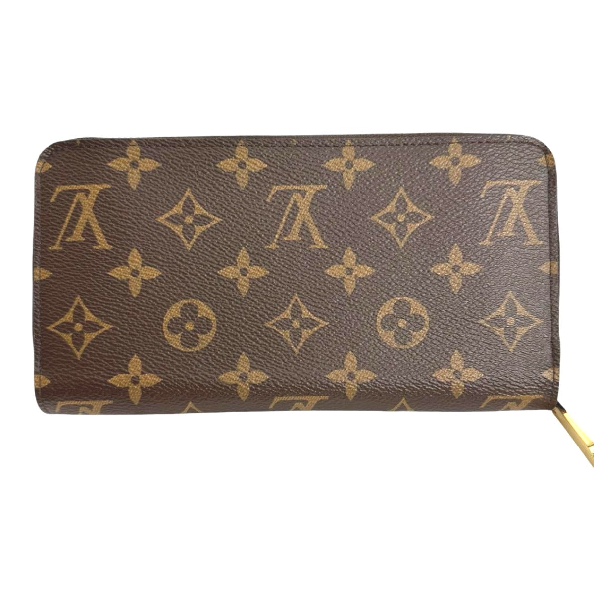 LOUIS VUITTON Long Wallet Purse M42616 Monogram canvas Brown Zip Around Monogram Zippy wallet Women