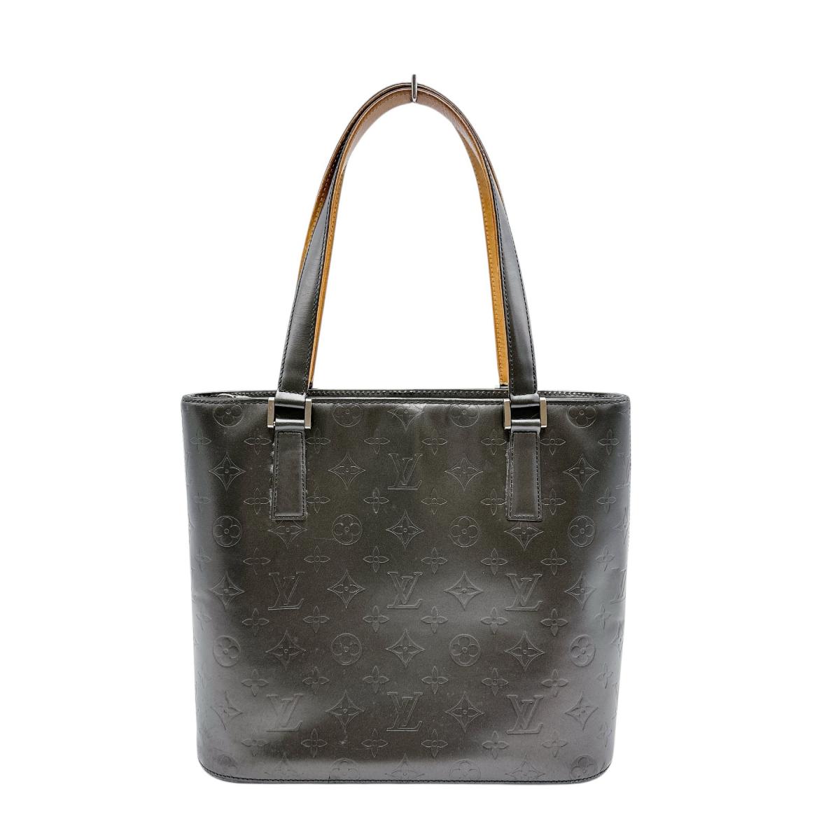 LOUIS VUITTON Handbag M55112 Monogram mat Noir Handbag Monogram mat Stockton unisex(Unisex)