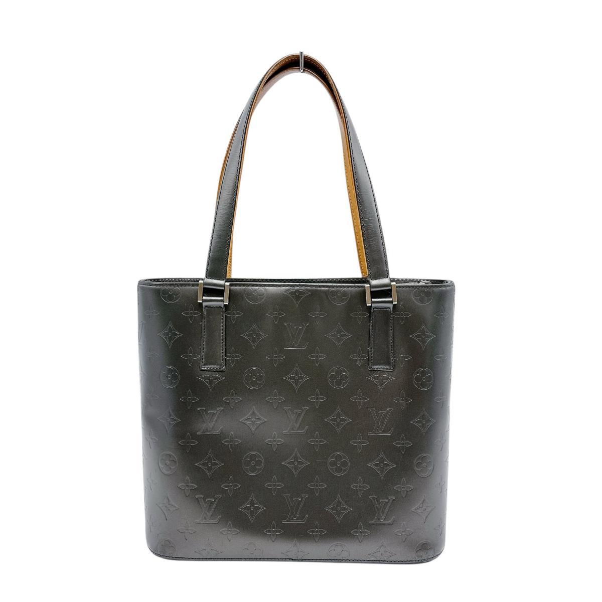 LOUIS VUITTON Handbag M55112 Monogram mat Noir Handbag Monogram mat Stockton unisex(Unisex)