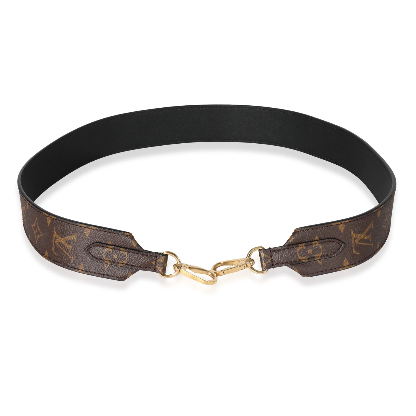 Louis Vuitton Black Monogram Canvas Bandoulière Strap
