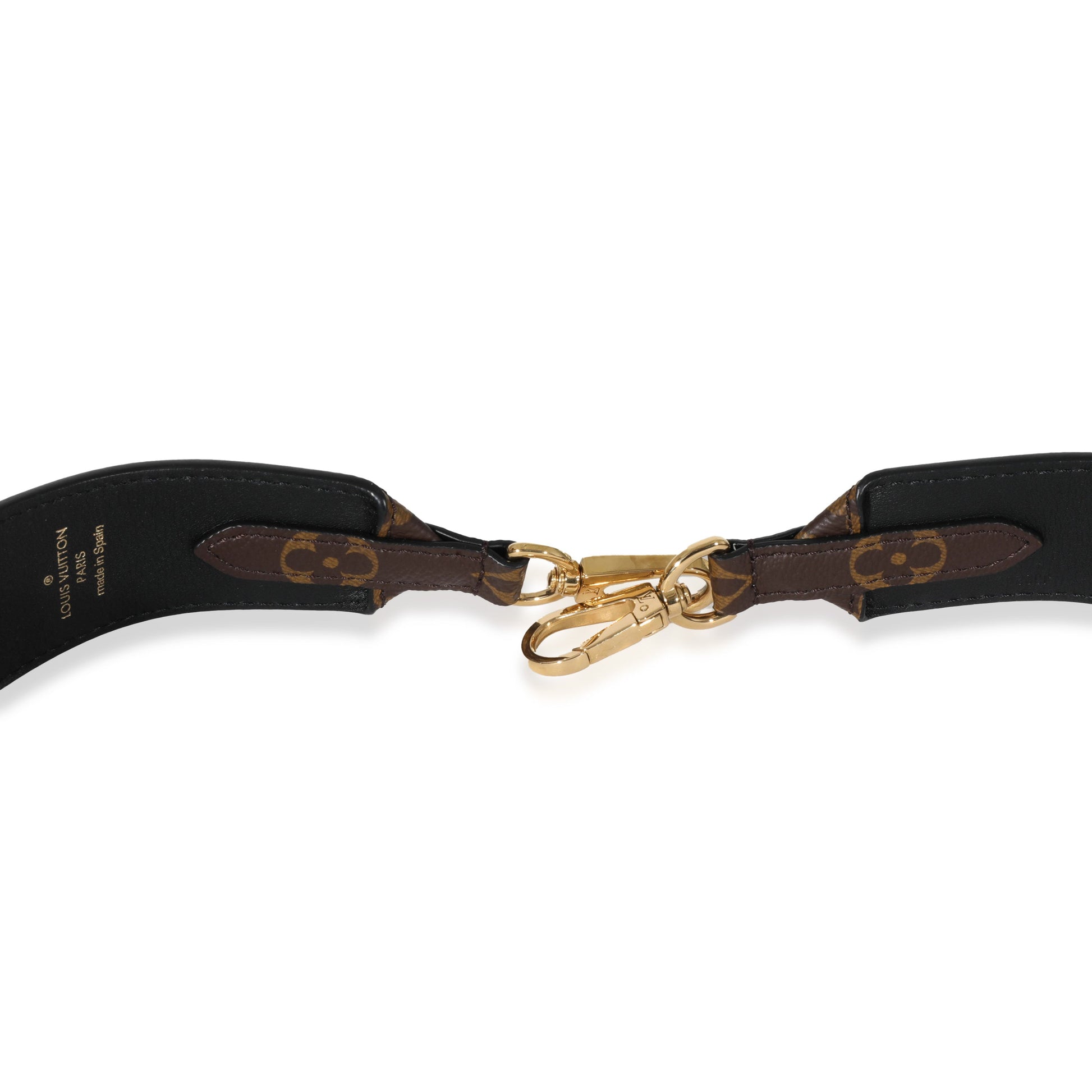 Louis Vuitton Black Monogram Canvas Bandoulière Strap
